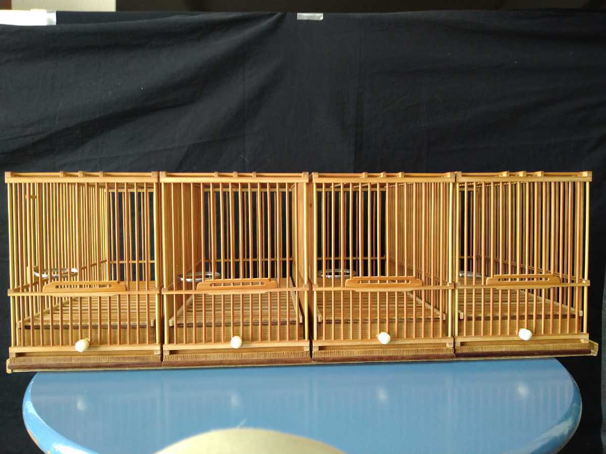 Yahoo!オークション - 鳥かご 鳥籠 4本セット 竹製 レトロ アンティー