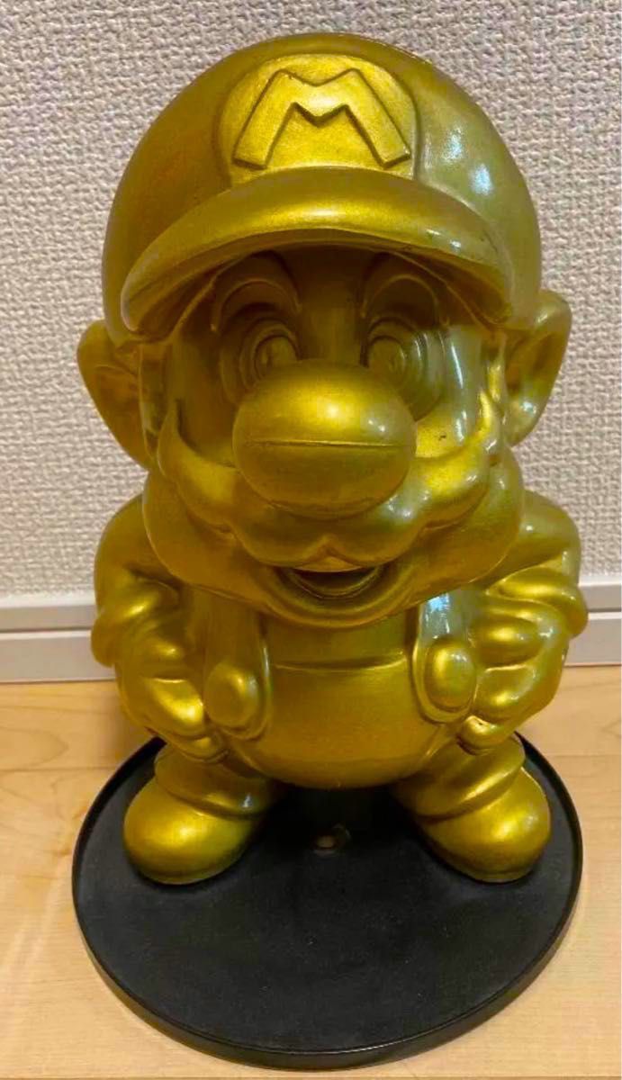 激レア】 金のマリオ像《柱掛けタイプ台座》 任天堂エンターテイメント