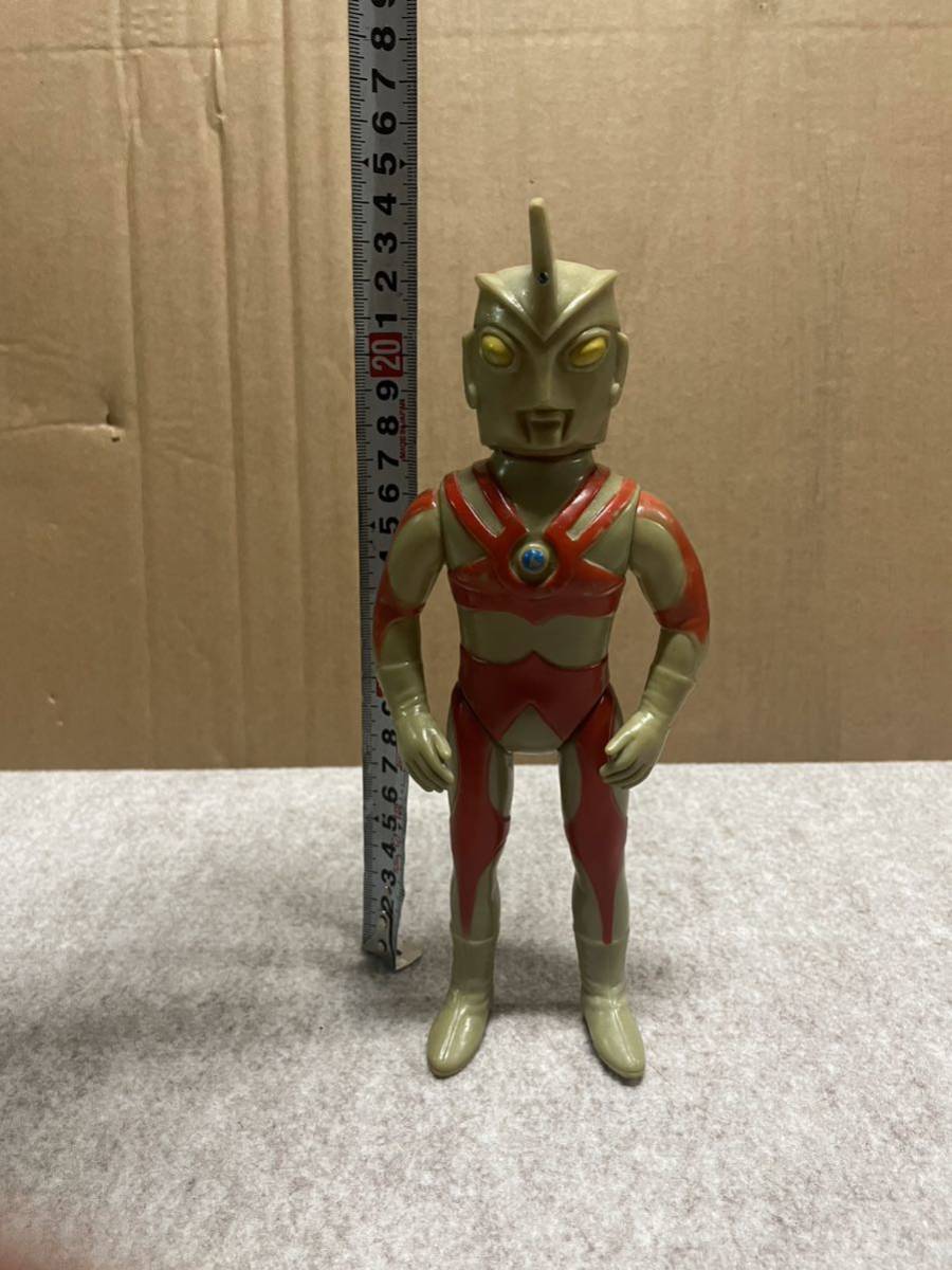 ブルマァク ウルトラマンA ウルトラマンエース ソフビ 当時モノ 面取れ