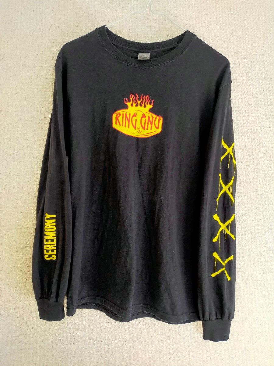 King Gnu ライブハウスツアーグッズ ロンT ブラック Lサイズ King Gnu