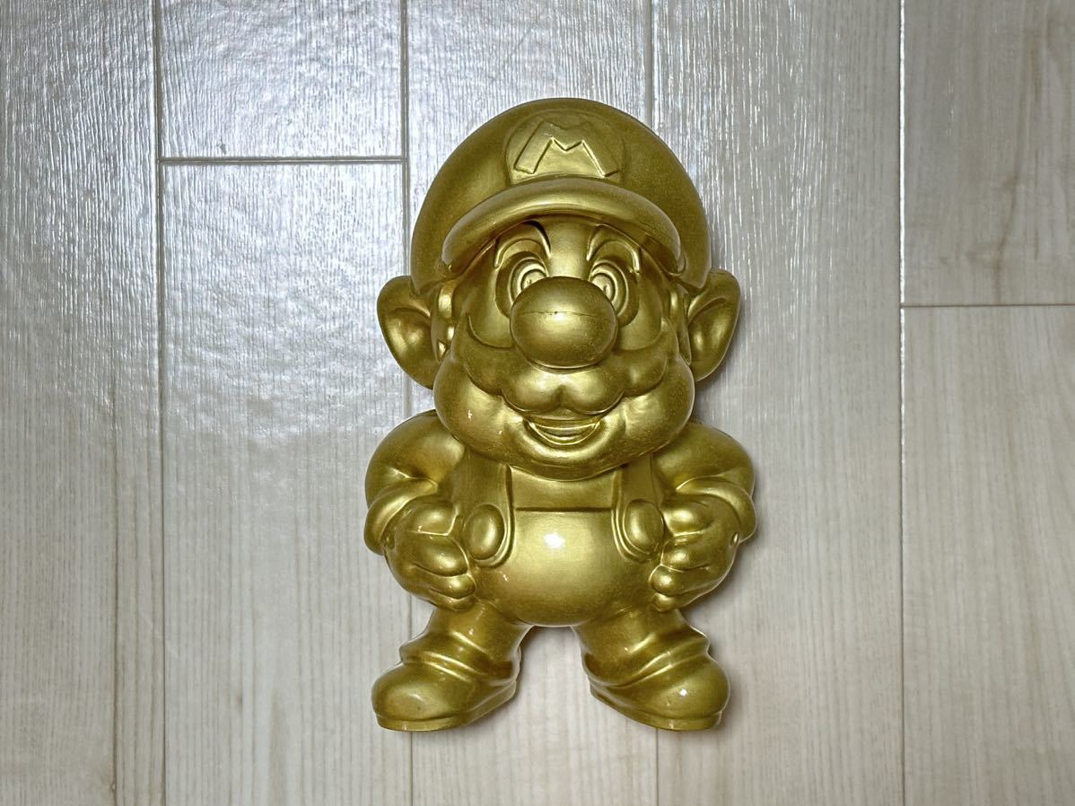 非売品】任天堂 店頭ディスプレイ 金のマリオ像 ゴールドスーパー