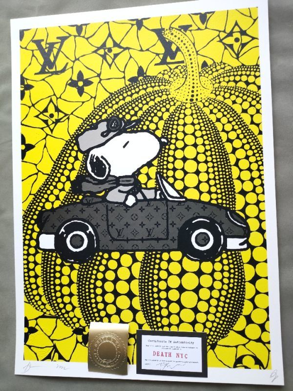 世界限定100枚 DEATH NYC アートポスター 奈良美智/草間彌生 Yahoo