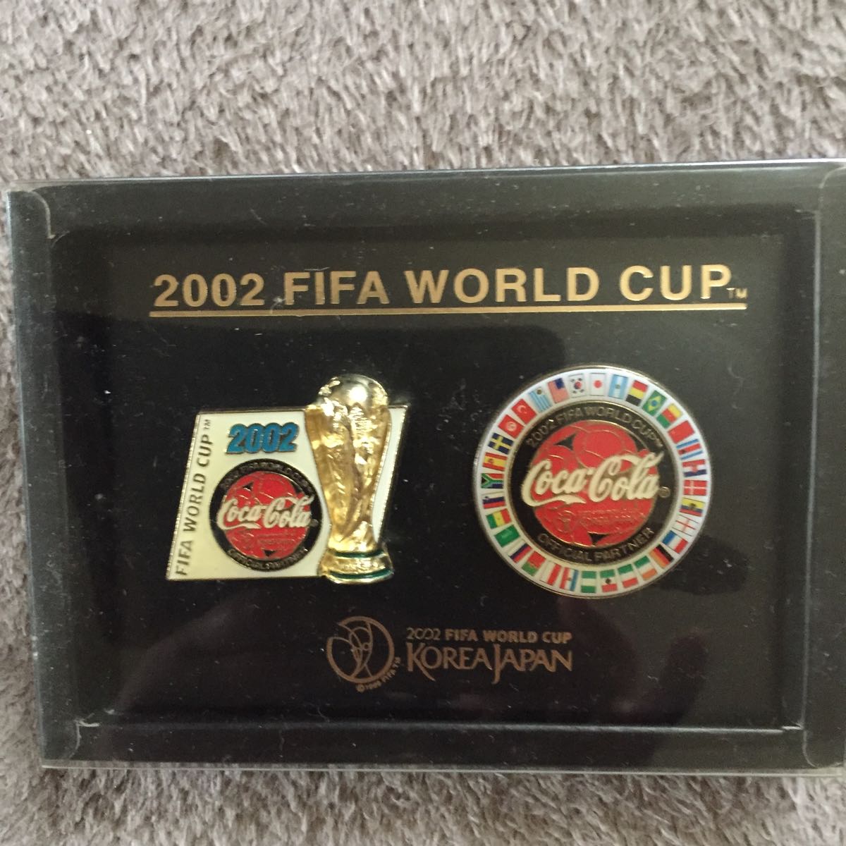 FIFA 日韓ワールドカップ 2002カウントダウンピンバッジ FIFA 日韓