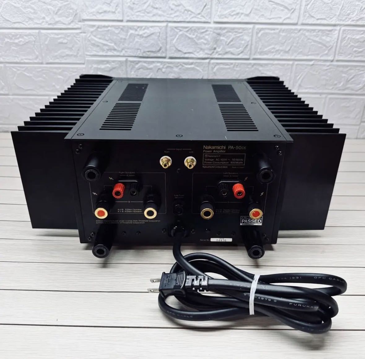 Nakamichi PA-50CE パワーアンプ カスタムエディション ナカミチ 現状