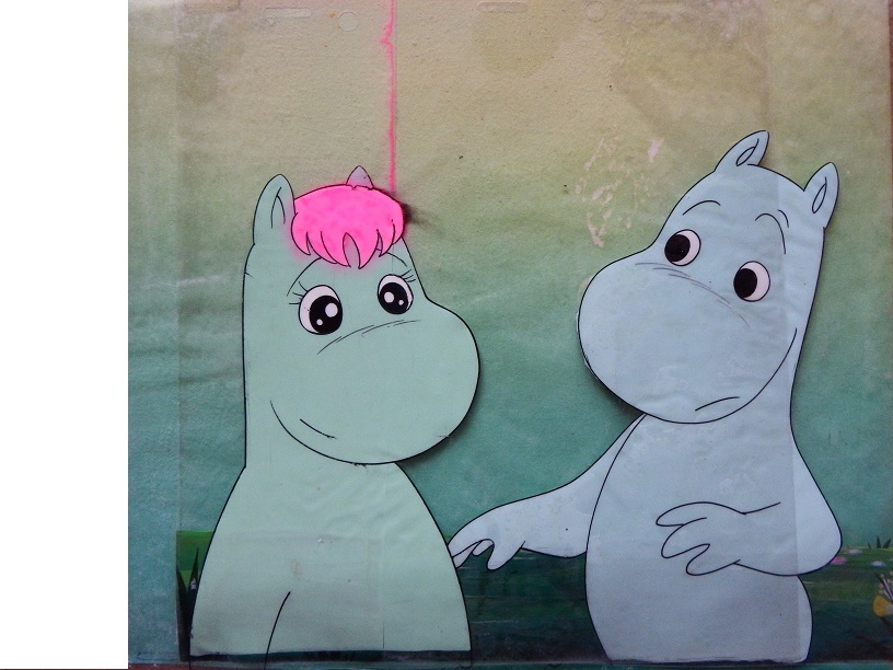 ⑪セル画 資料 アニメ「ムーミン」 【ノンノン】 東京ムービー 大塚