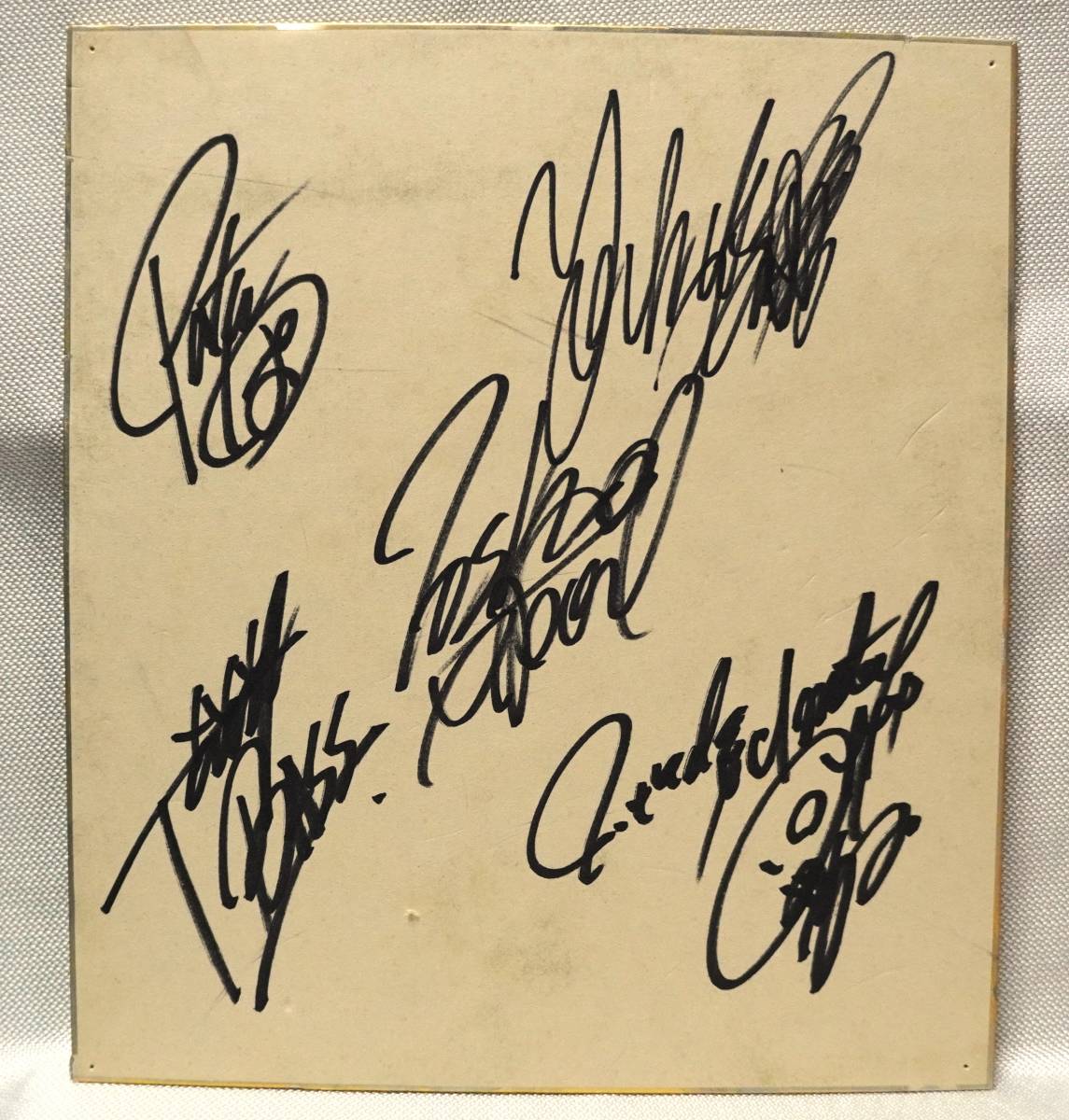 X JAPAN 初期 エックスジャパン ヴィジュアル系ロックバンド 色紙 xjapan