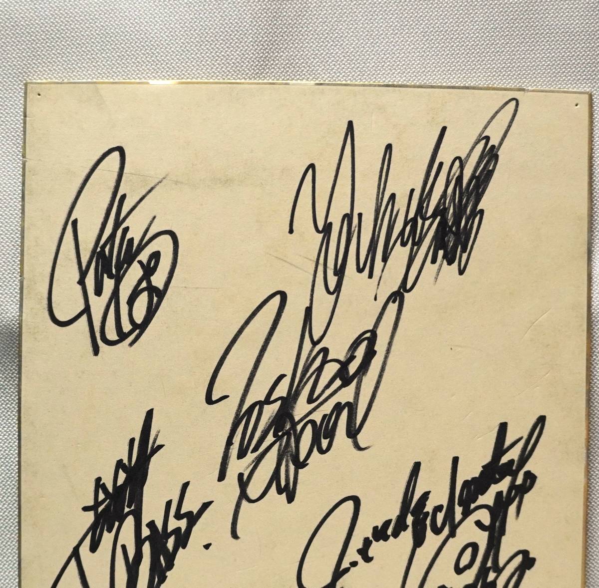 X JAPAN 初期 エックスジャパン ヴィジュアル系ロックバンド 色紙 xjapan