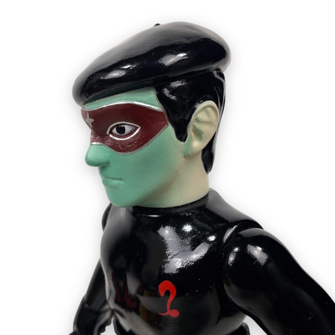 メディコム・トイ 東映レトロソフビ ショッカー戦闘員（黒・ベレー帽