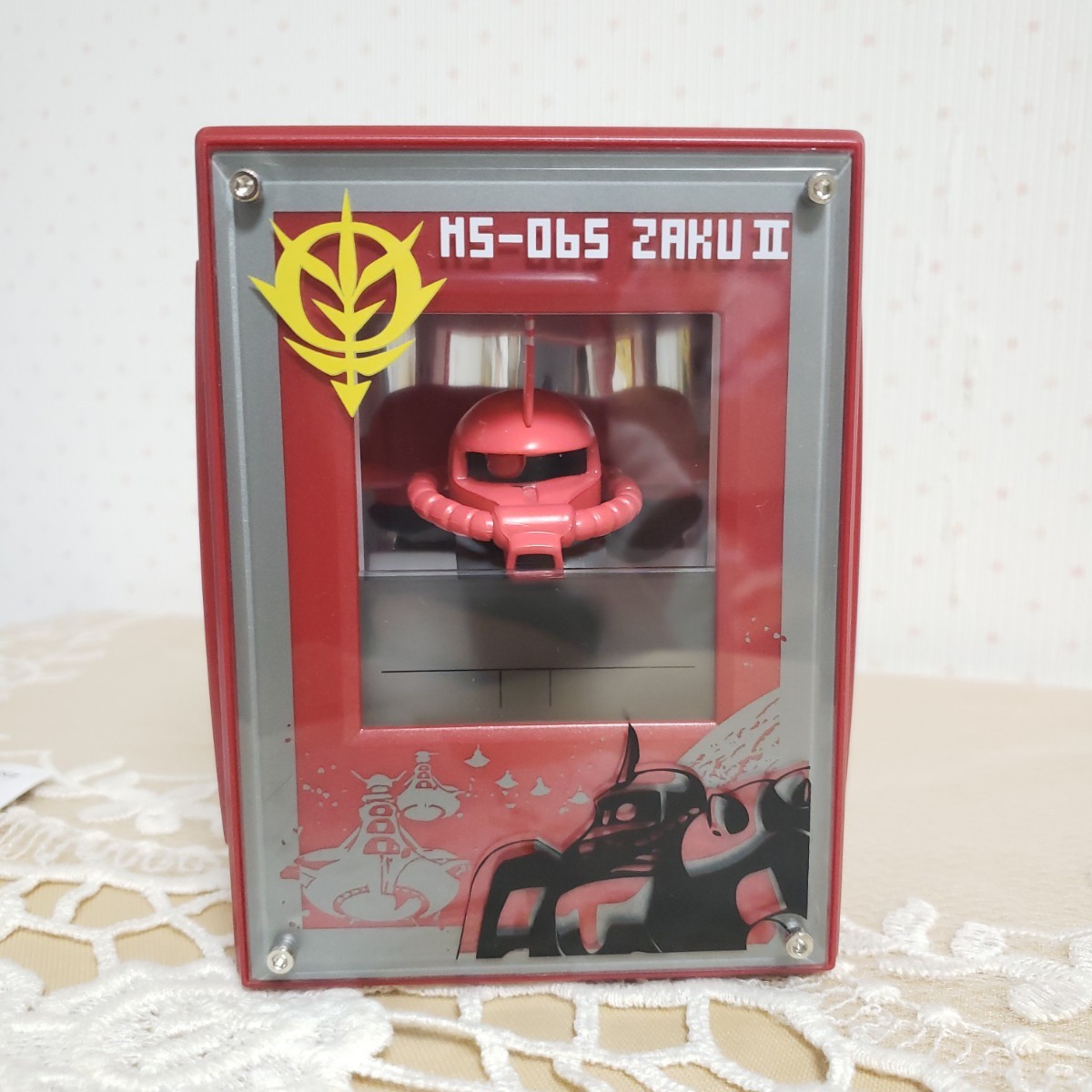 希少】ガンダム シャア ザク 目覚まし時計 希少】ガンダム シャア ザク