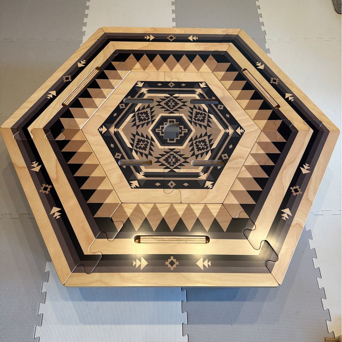 thearth ざぁーす ヘキサテーブル 黒しま次郎 TheArth ざぁーす ヘキサ