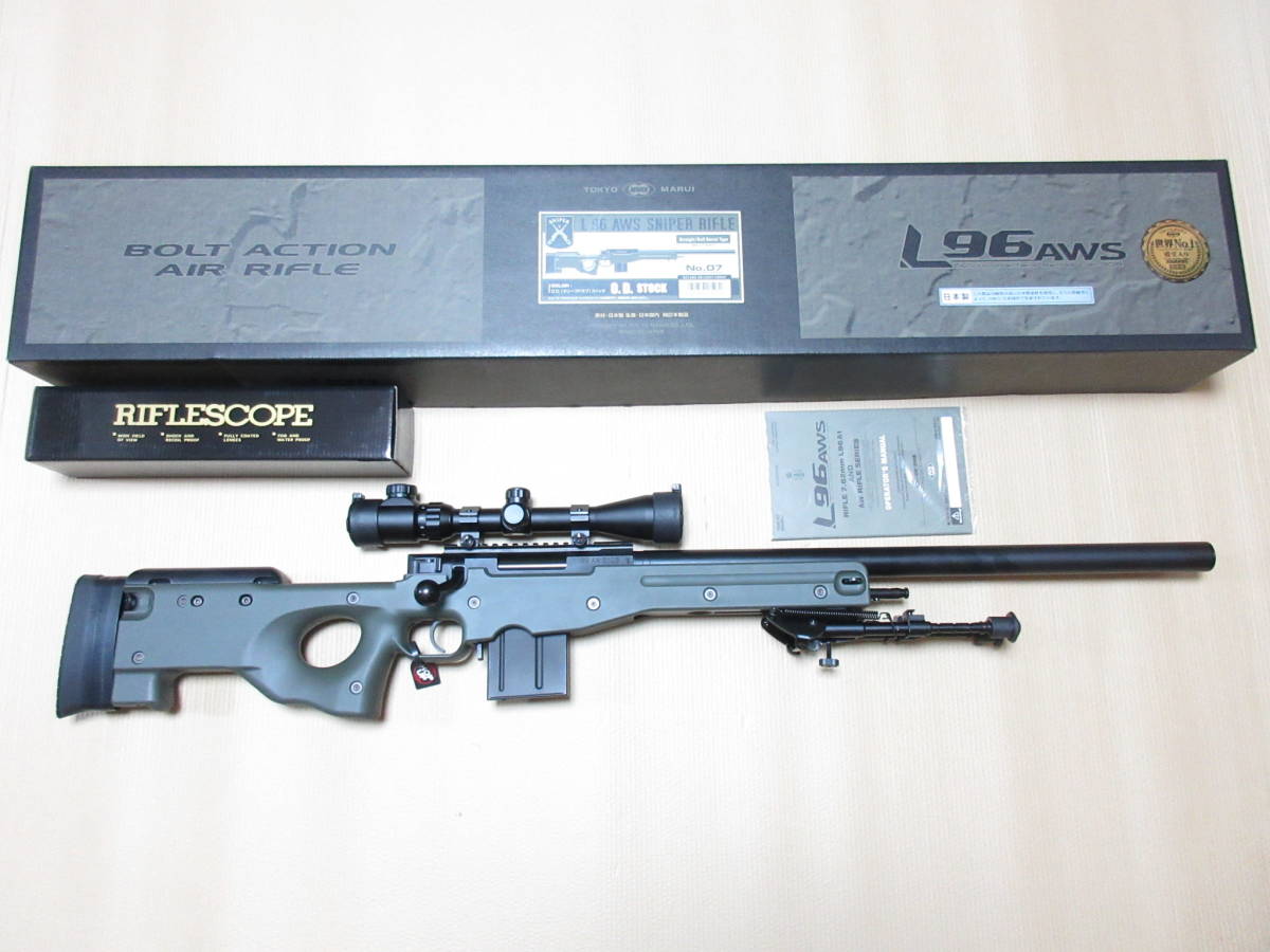 1円～】東京マルイ エアコッキング ライフル L96 AWS スナイパー