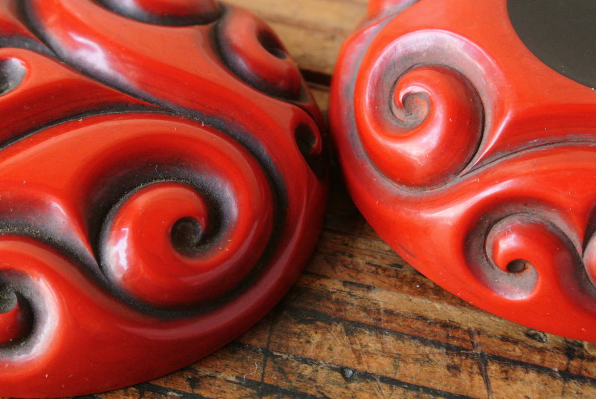 2497 唐物 時代堆朱香合 時代物 【公式通販】