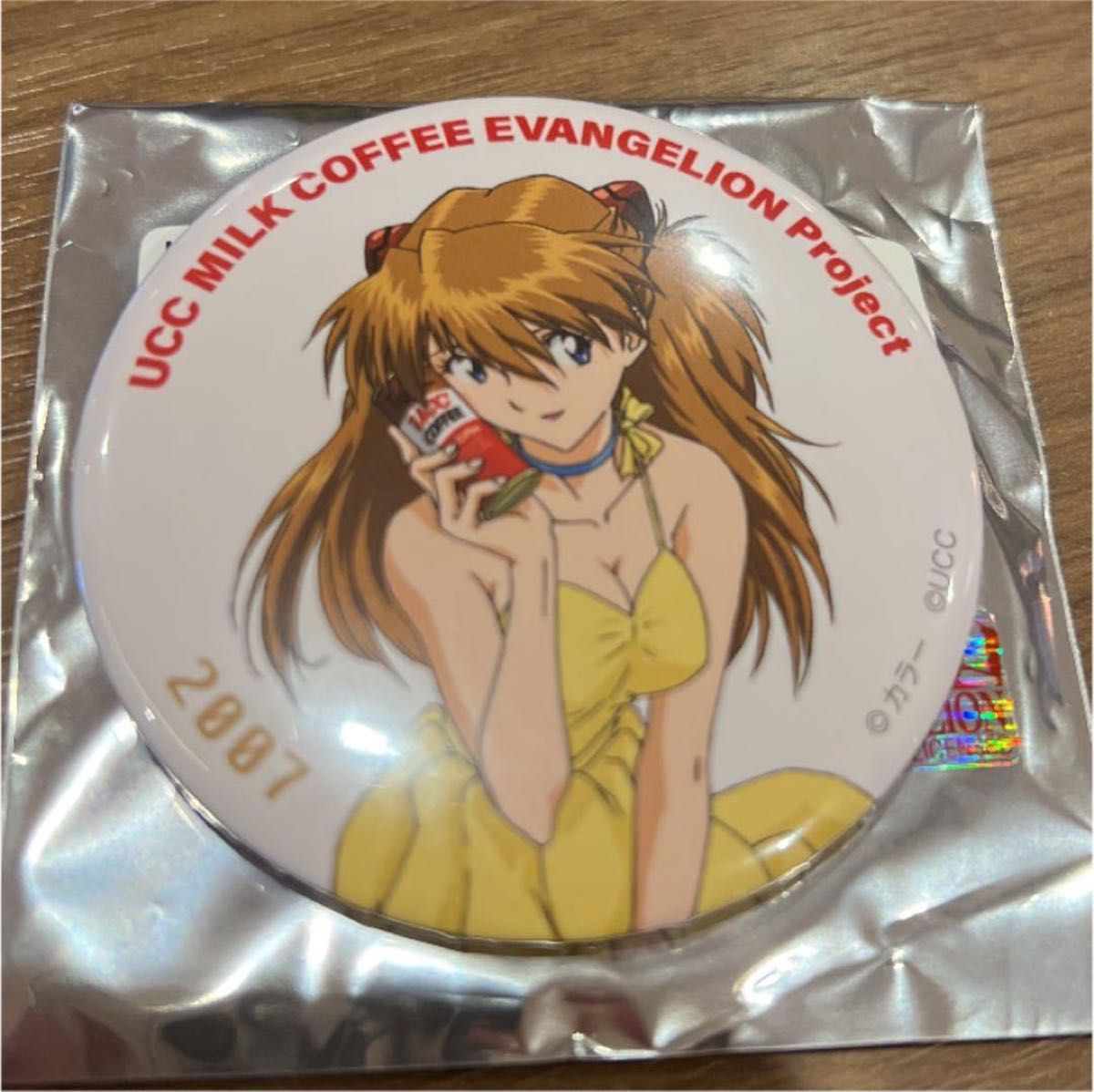 エヴァンゲリオン 歴代 イラスト缶バッジ ucc アスカ コンプリート 8点