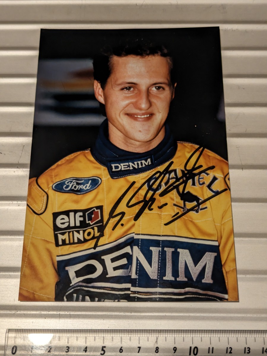 ミハエル・シューマッハサイン入りフォト(A4～B5サイズ) 【公式通販】