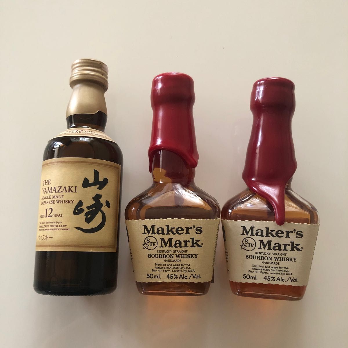 山崎12年 50ml ミニチュアボトル ×30本事情ありで減らしてます。