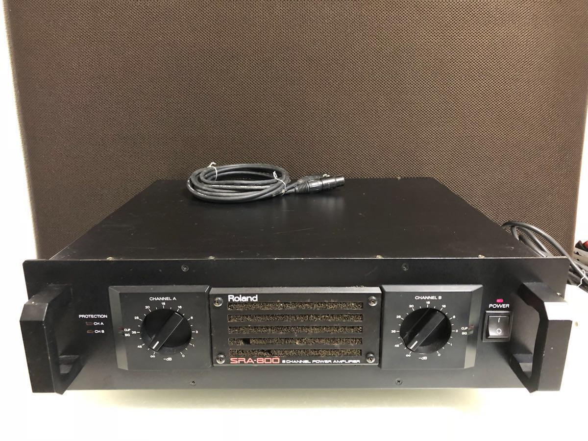 Roland SRA-800 *2 channel power amplifier : Real Yahoo auction salling
