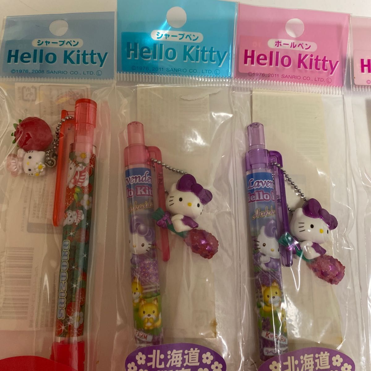 ご当地 キティ ボールペン3本+シャープペン2本 新品未開封 5本セット