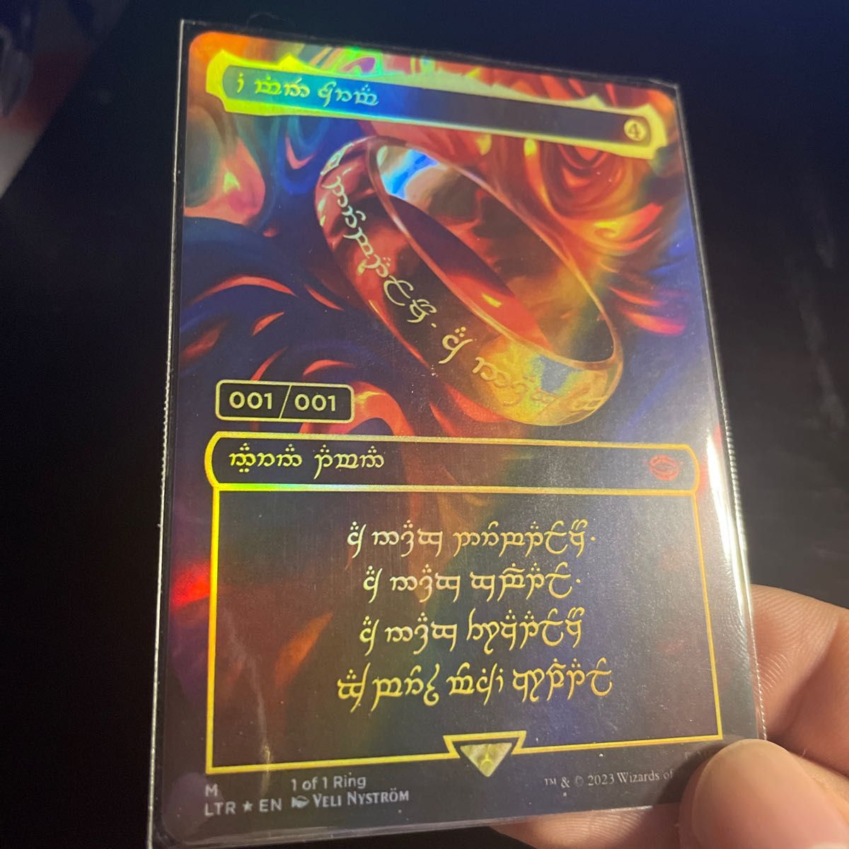 一つの指輪 The One Ring マジック：ザ・ギャザリング 4枚セット The