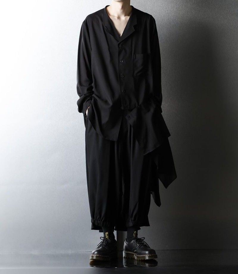 Yohji Yamamoto 19ss カラスパンツ ウールギャバジン 19SS ウール