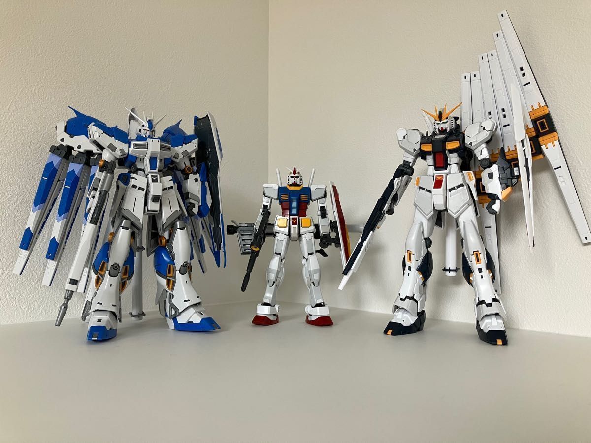 RG hiνガンダム 完成品 ジャンク νガンダムカラー RG hiνガンダム 完成