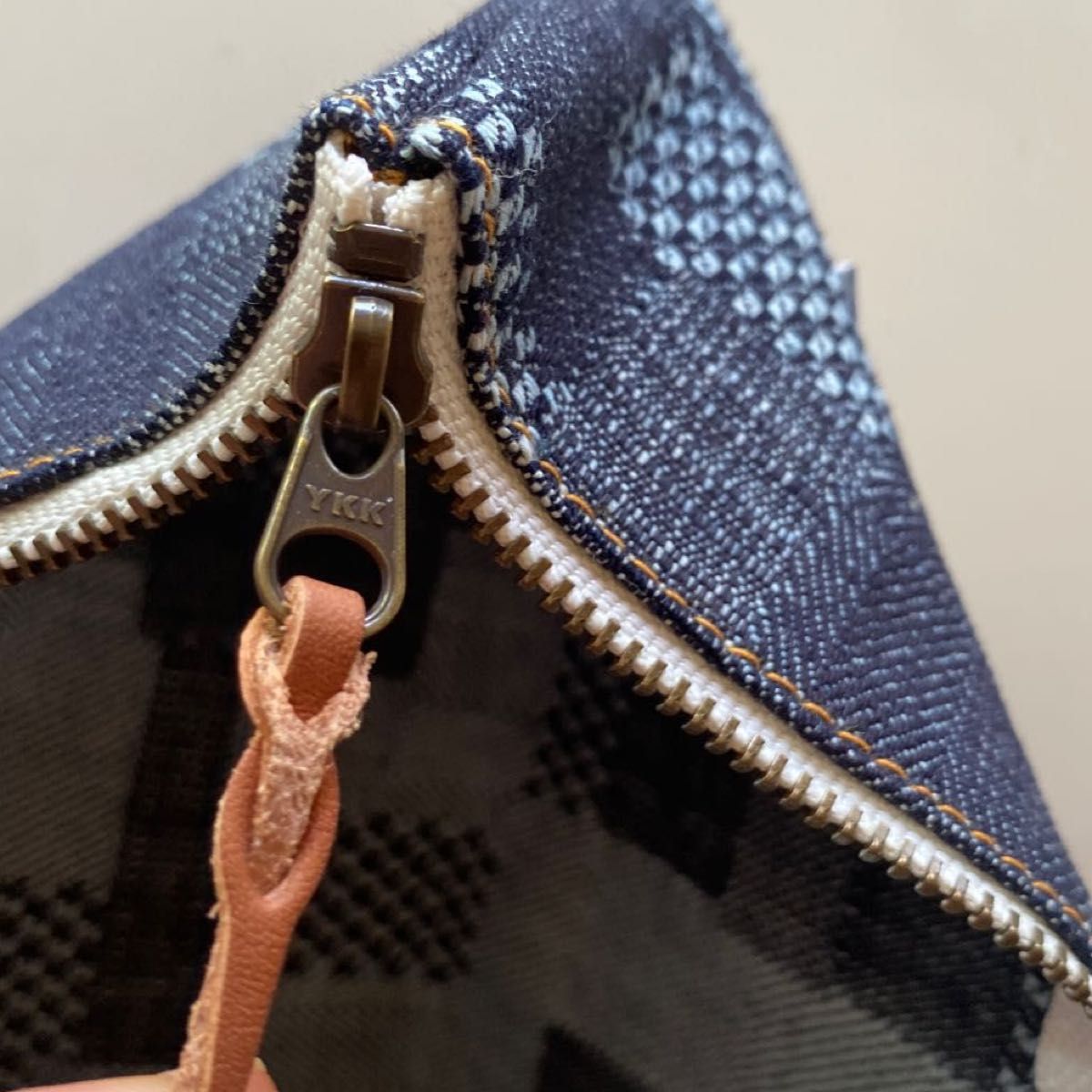 岡山デニム ガゼットペンケース （パッチワーク） ユナイテッドビーズ