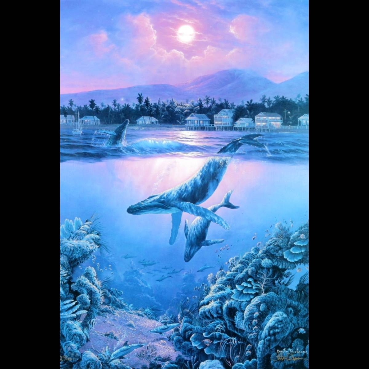 Yahoo!オークション - 錵 真作保証 クリスチャンラッセン 「マウイく