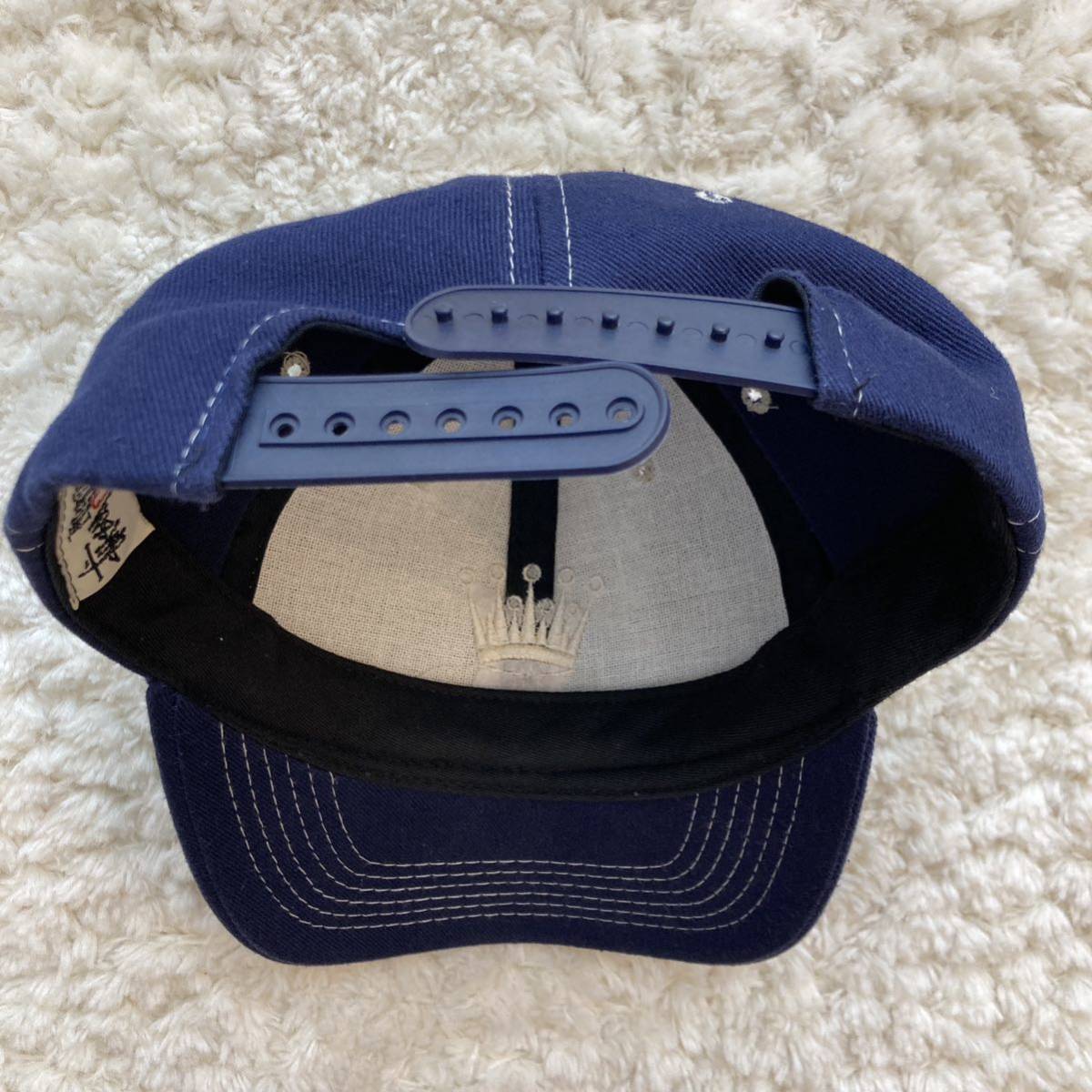 美品 90's 白タグ USA製 OLD STUSSY 6Pキャップ crown オールド