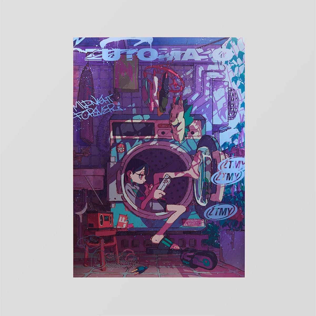 ずっと真夜中でいいのに PREMIUM会員限定 メタリックポスター ずとまよ