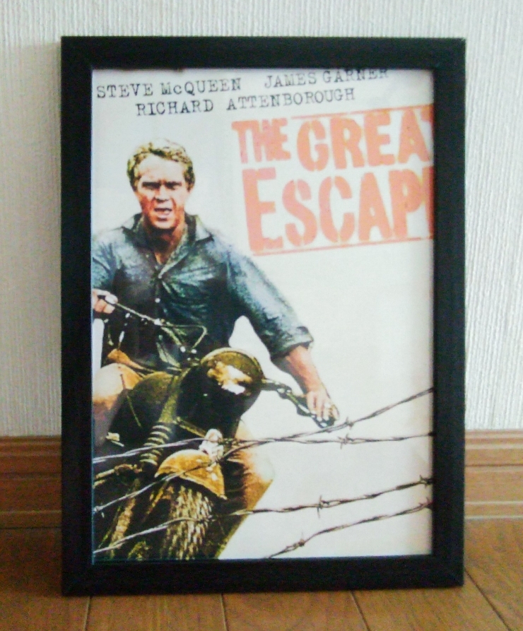 Yahoo!オークション - 大脱走 ポスター The Great Escape (スティーブ
