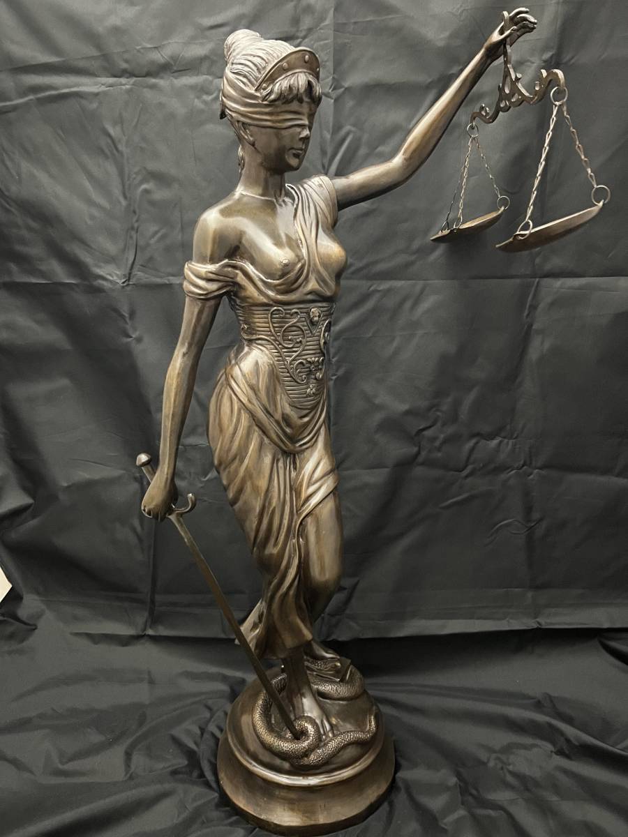 ルーブル美術館 『 壊れた甕 』 ブロンズ像 女性 銅像 高さ56cm 17kg