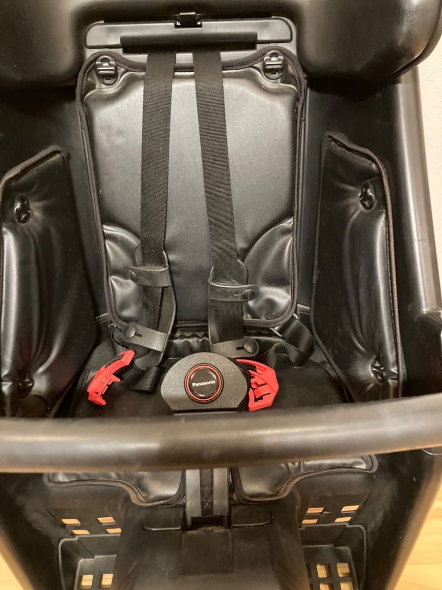 パナソニックデラックス チャイルドシートPRBC-001DX黒 自転車用