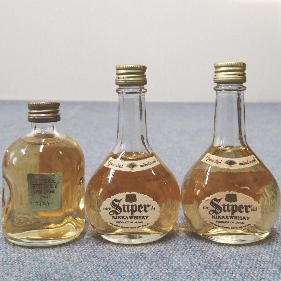 ニッカ ウイスキー ミニボトル 特級含む各種8本セット 未開栓 箱なし