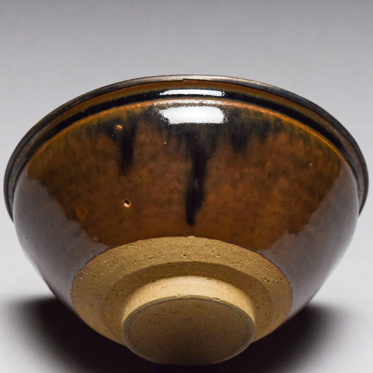 茶道具 古陶磁 古瀬戸灰釉平碗 共箱