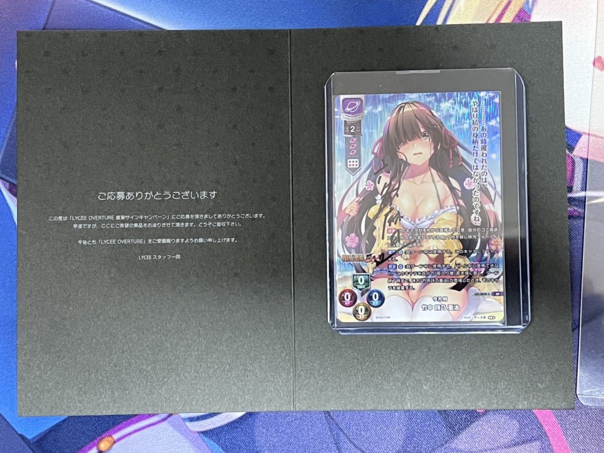 新田の両兵衛竹中詩乃重治直筆サイン