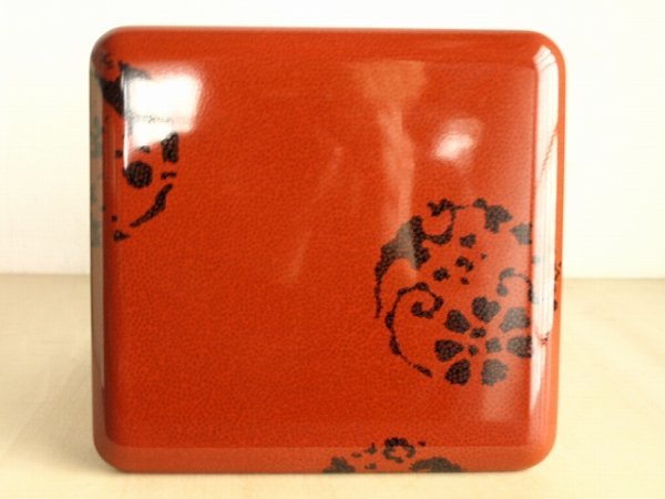 津軽 七々子塗3段重箱 未使用 アウトレット お重 ななこ塗 青森 津軽 漆器