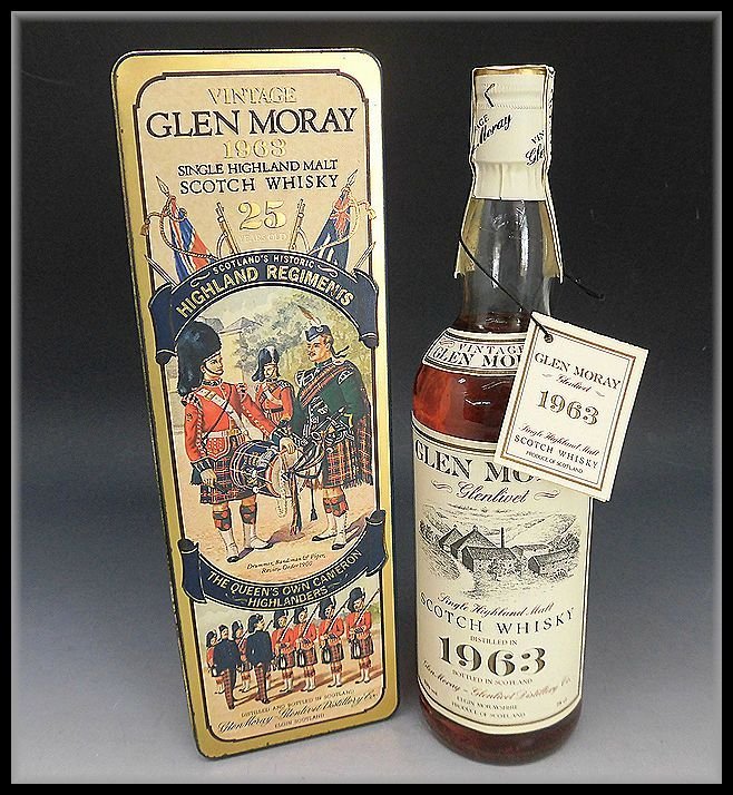 GLEN MORAY 1963 SCOTCH WHISKY Glen Moray 1963 スコッチウイスキー