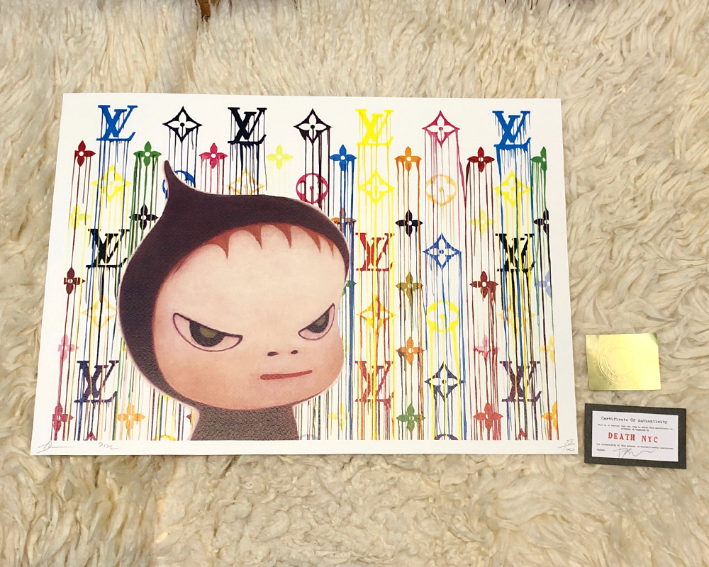 Yahoo!オークション - DEATH NYC 世界限定100枚 奈良美智 NARAYOSHITOM