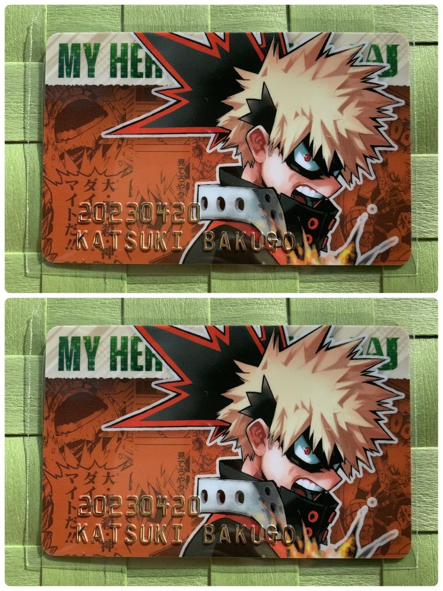 ヒロアカ】爆豪勝己 キャラクターズコレクションカード 10点 2025年4月