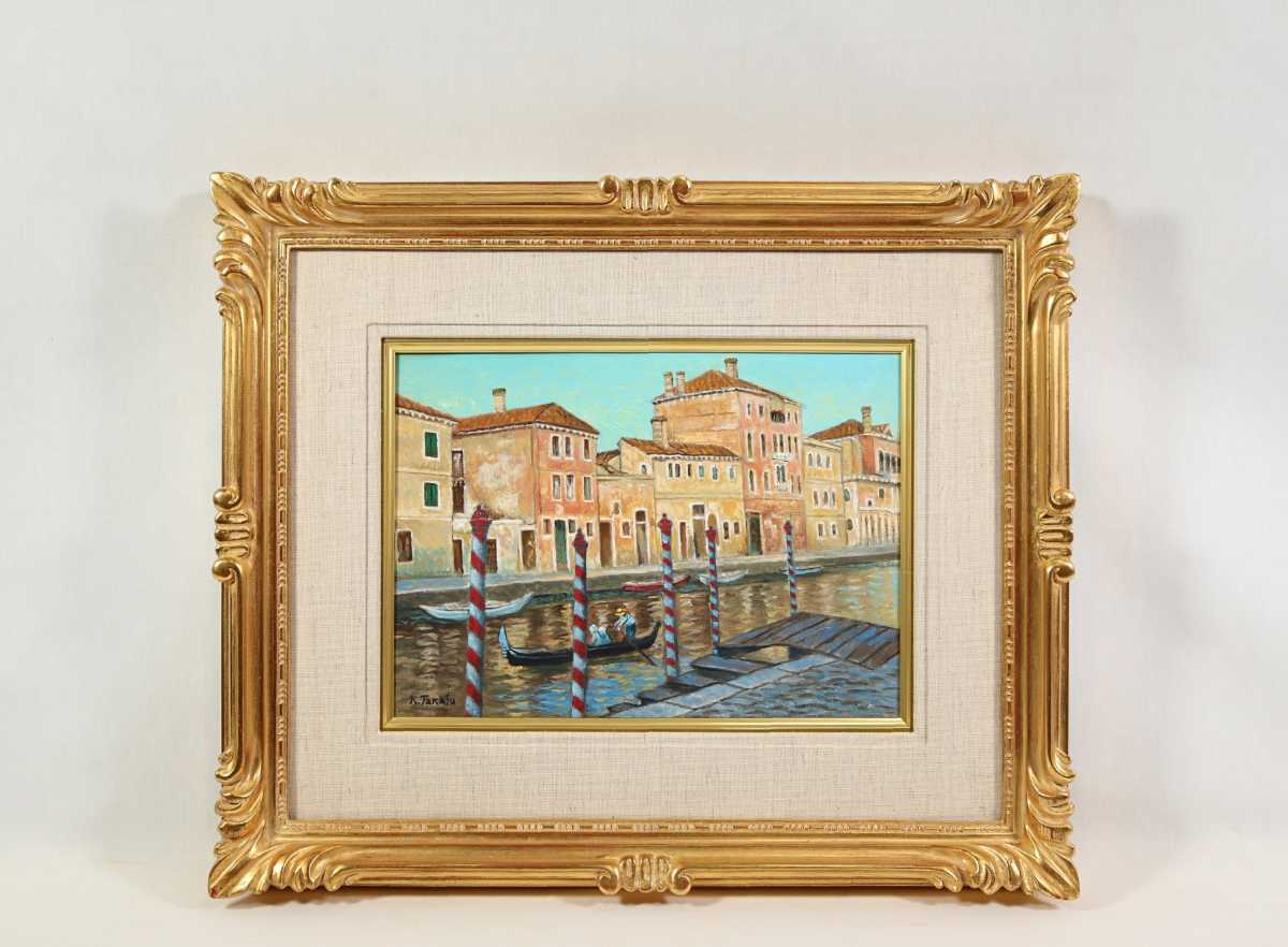 島関 實作 油絵「夜明けのヴェニス」 島関實作油絵「夜明けのヴェニス」