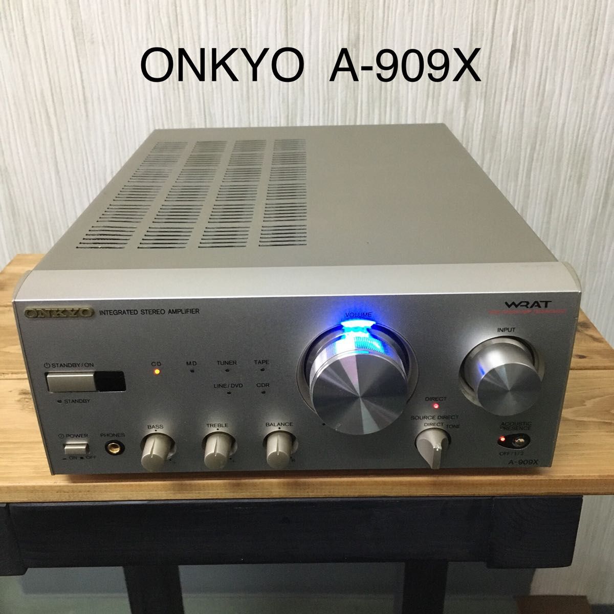 ONKYO プリメインアンプ A-909X ONKYO プリメインアンプ A-909X【動作