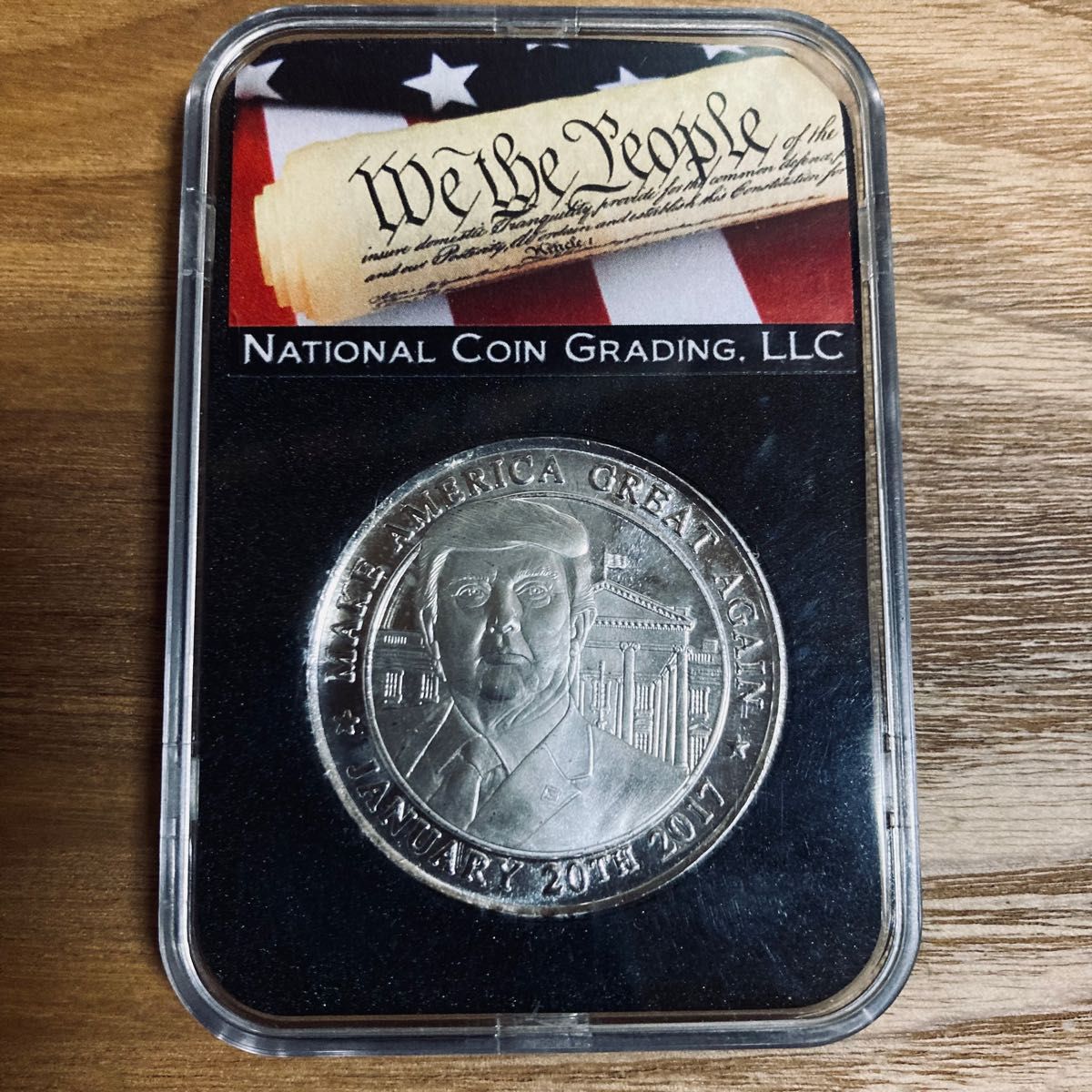 トランプ大統領 アメリカンイーグル カラー銀貨 MAGA トランプ大統領