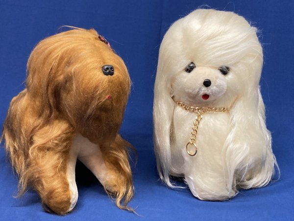 Yahoo!オークション - 昭和レトロ 犬のぬいぐるみ 2点 長毛 メーカー不