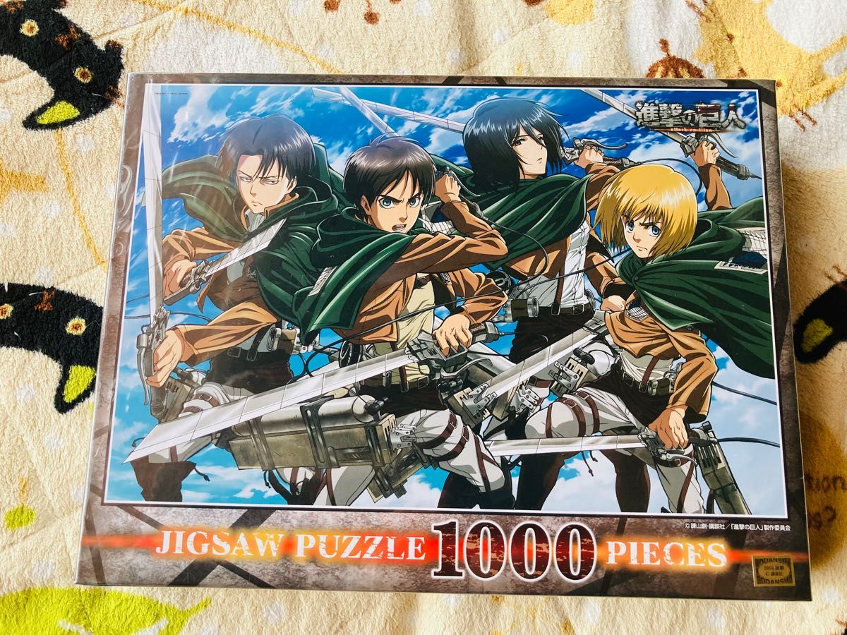 希少】進撃の巨人 モザイクアート 1000ピース パズル 希少】進撃の巨人