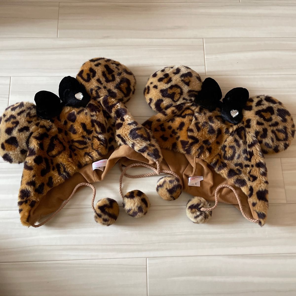 ディズニー ミニー マフラーファンキャップ ヒョウ柄｜Yahoo!フリマ