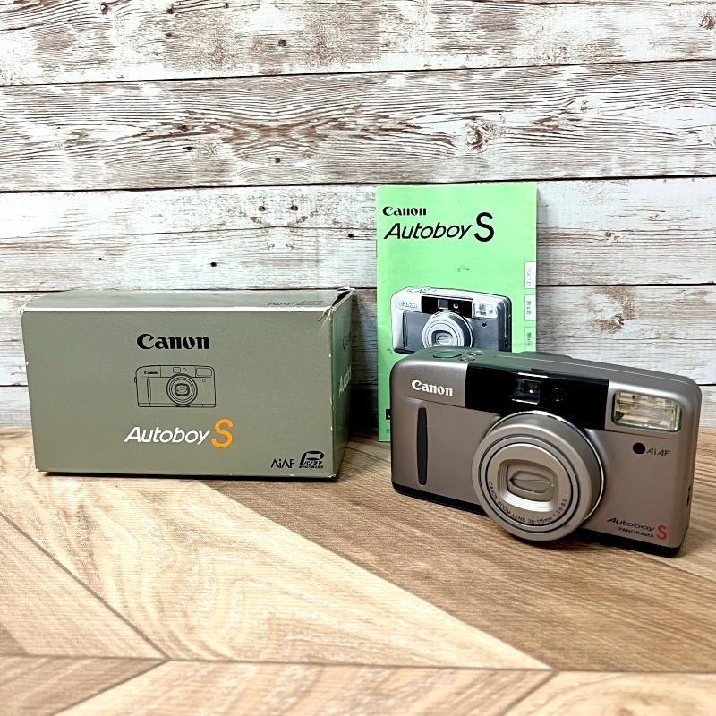 Canon キャノン Autoboy S Panorama 箱 取扱説明書付 コンパクト