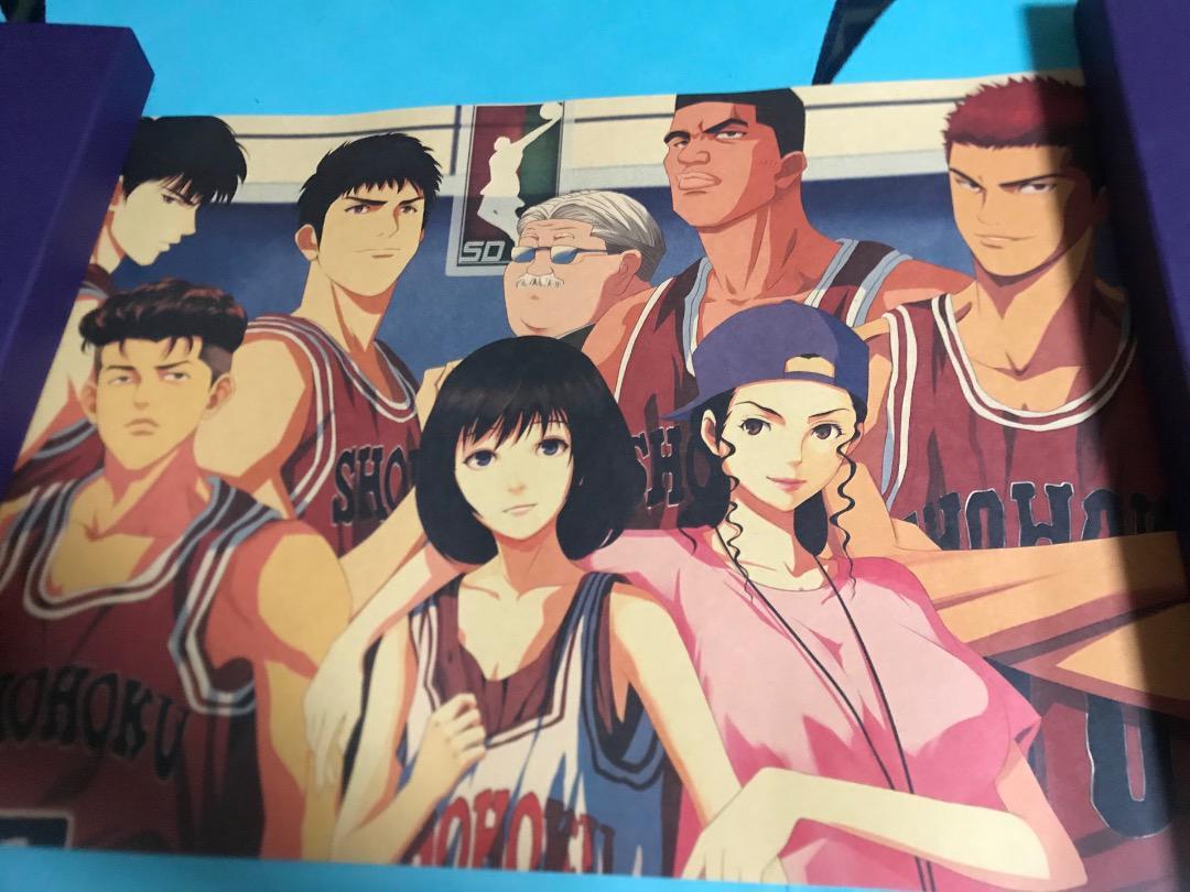 匿名配送&補償付き】SLAM DUNK Shoku high school members Poster No 3