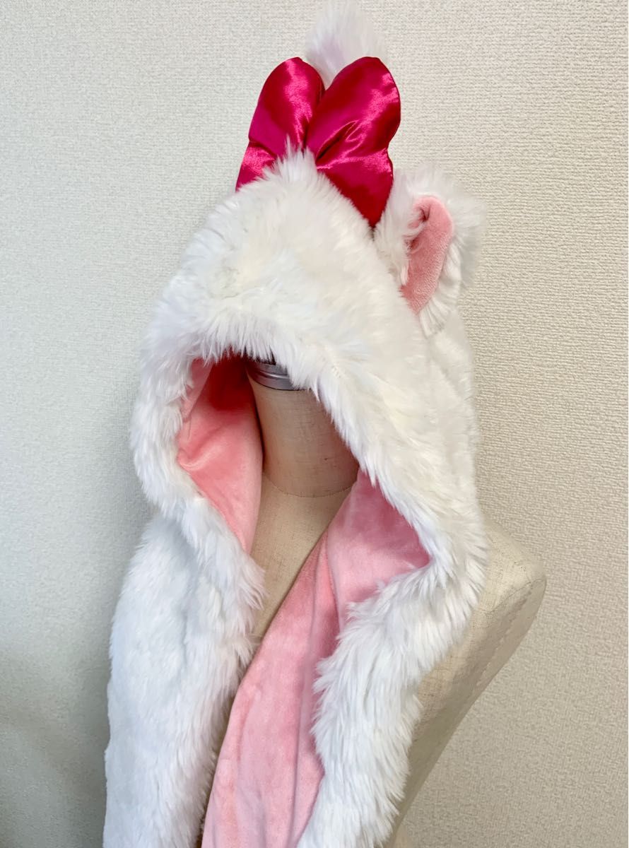 マリーちゃん ファンキャップ フードマフラー ディズニー｜Yahoo