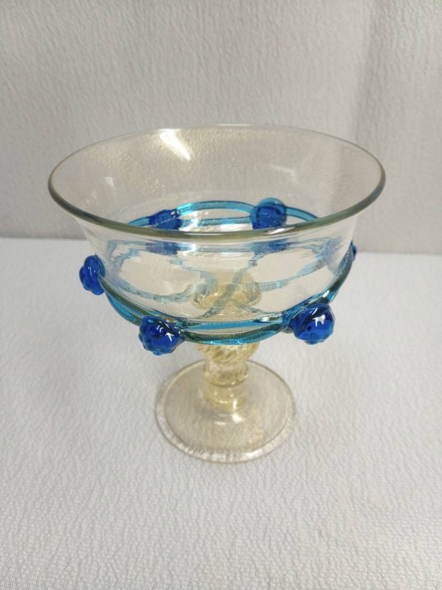 β Venetian murano glass ベネチアングラス コップ β ムラーノ