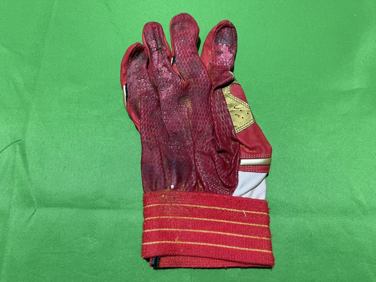 新井貴浩 ＃25 実使用 片手バッティンググローブ MIZUNO 広島東洋