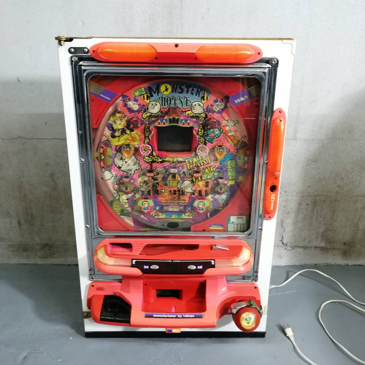 ジャンク 竹谷 パチンコ実機 CRモンスターハウス レトロパチンコ台